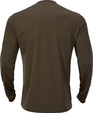 Mountain Hunter L/S T-skjorte Hunting Green/Shadow Brown – Härkila
