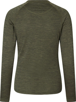 Active L/S T-skjorte Dame Pine Green – Seeland