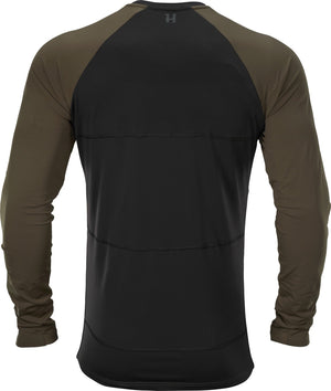 Heat L/S t-skjorte Willow Green/Svart – Härkila