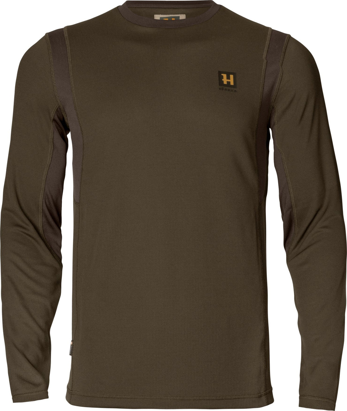 Forest Hunter Langermet T-Skjorte Hunting Green/Shadow Brown – Härkila