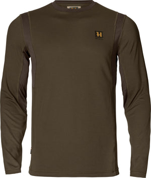 Forest Hunter Langermet T-Skjorte Hunting Green/Shadow Brown – Härkila