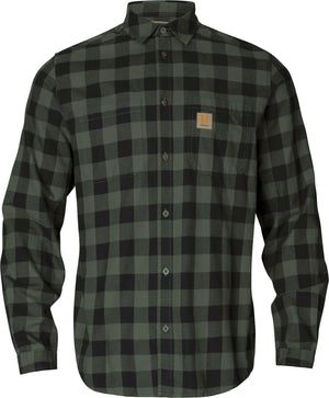 Skandinavisk L/S-Skjorte Green Check – Härkila