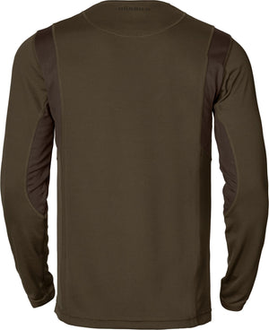 Forest Hunter Langermet T-Skjorte Hunting Green/Shadow Brown – Härkila