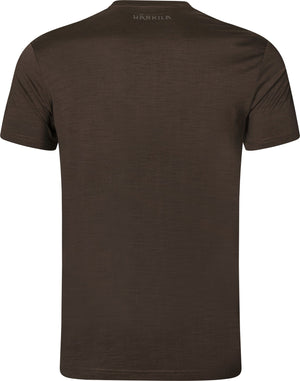 Base All Season S/S T-skjorte - Shadow Brown – Härkila