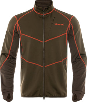 Scandinavian Fleecejakke - Willow Green/Shadow Brown – Härkila