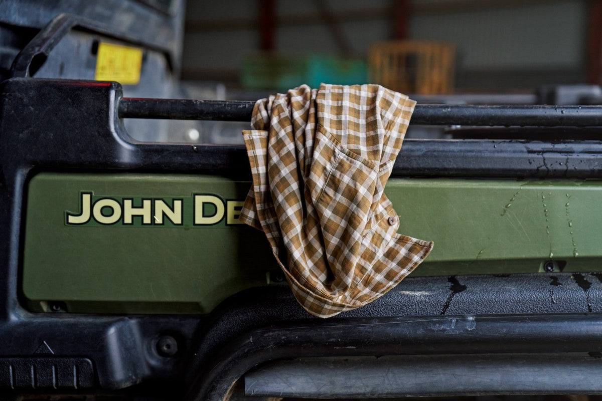 Fjell L/S-Skjorte Til Kvinner Dark Olive Check – Härkila