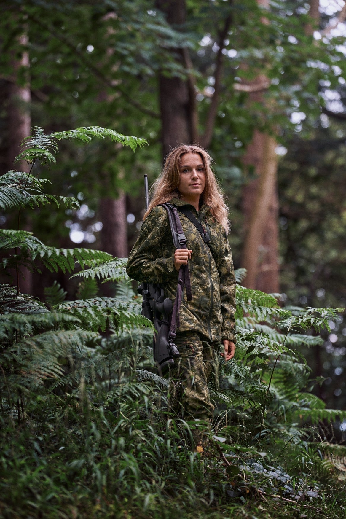 Avail Woman Camo Jakke InVis MPC Grønn – Seeland