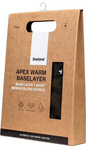 Apex Merino T-skjorte Covert Green – Seeland