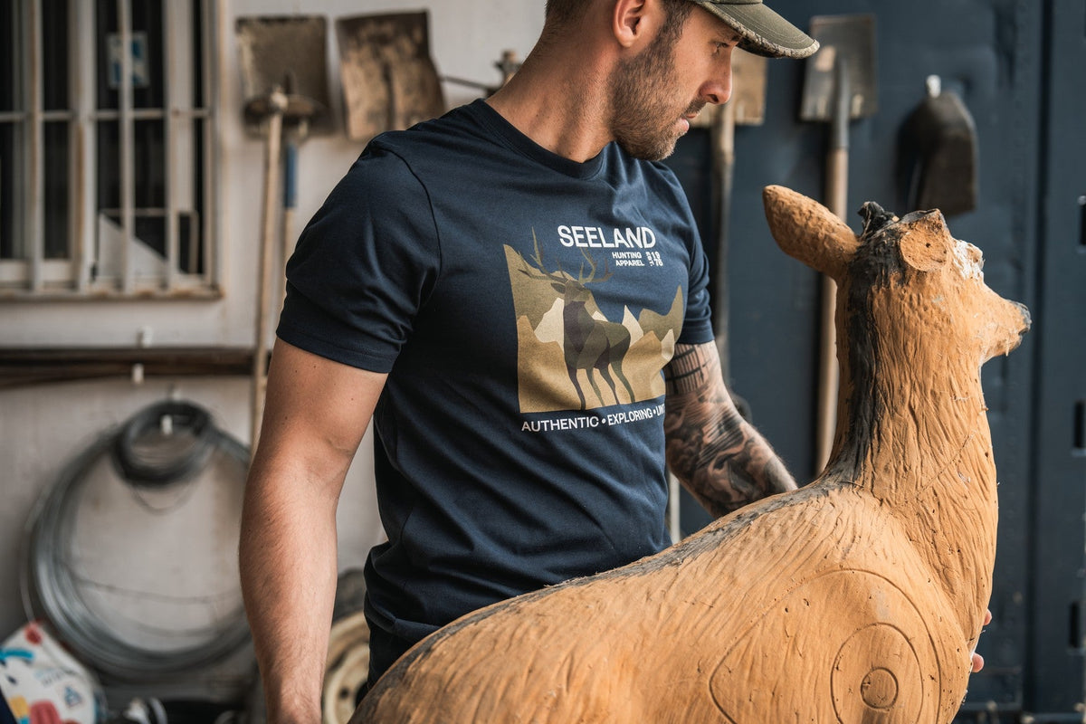 Fragment T-skjorte Dark Blue – Seeland