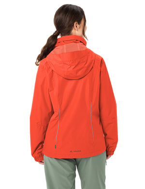 Dame Escape Bike Light Jakke Glowing Red – Vaude
