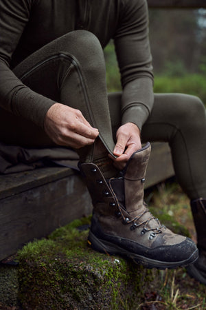 Base All Season longs med sidglidelås Shadow Brown – Härkila