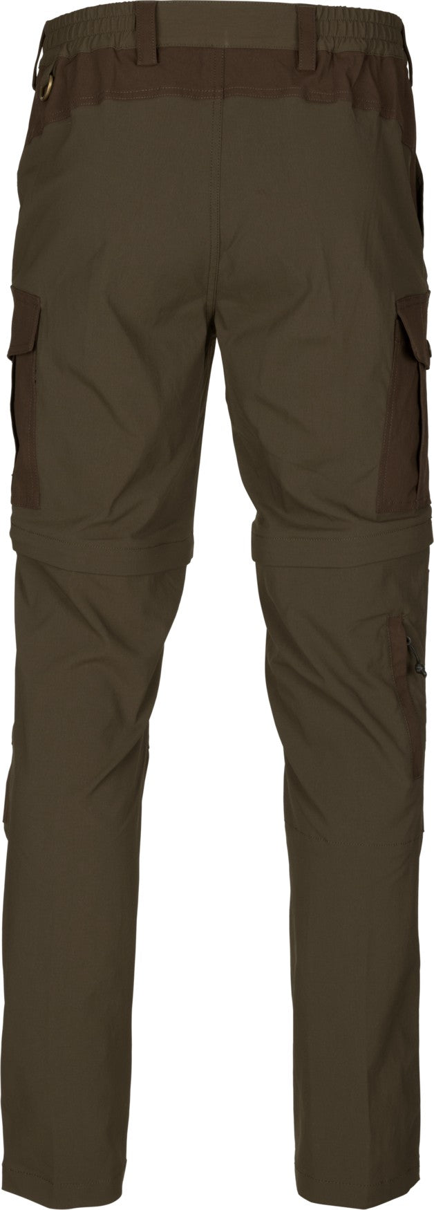 Birch Zip-Off Bukse Pine Green/Demitasse Brown – Seeland