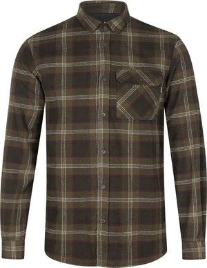 Glen Flanellskjorte - Pine Green Check – Seeland