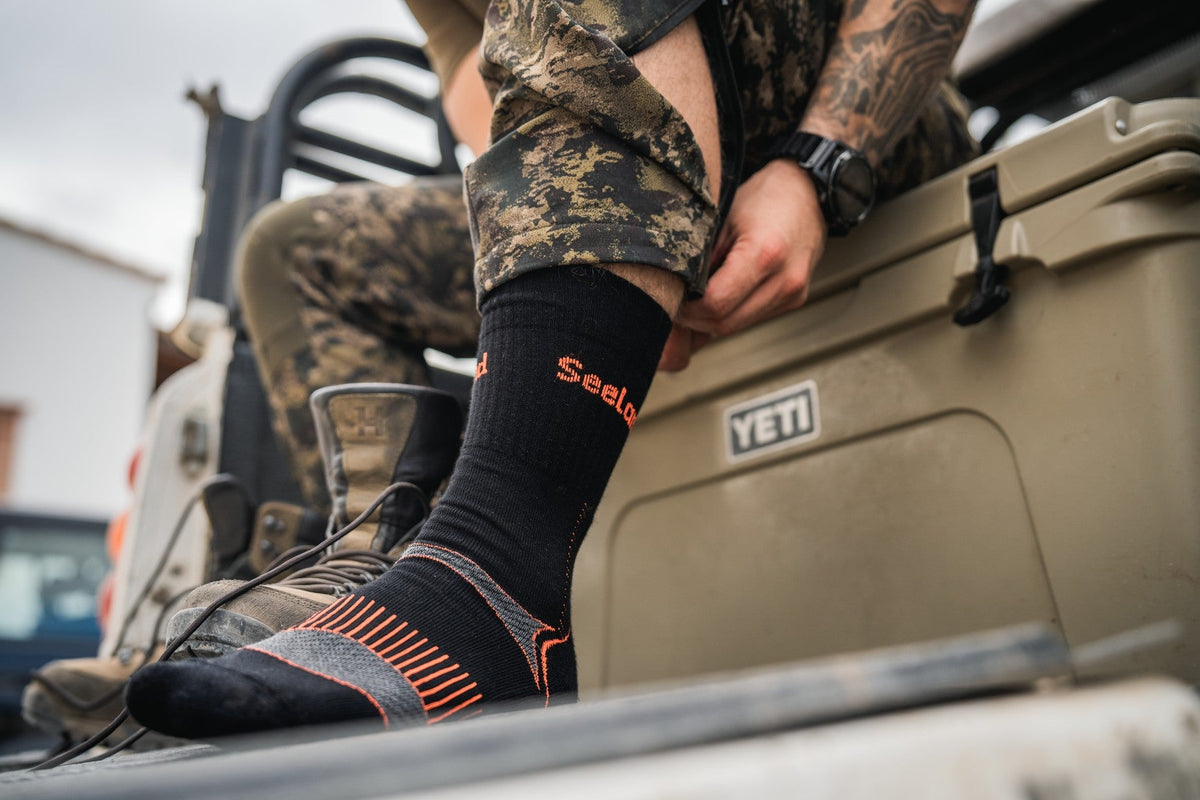 Field Coolmax-Sokker - 2Pack Black/Dark Grey – Seeland