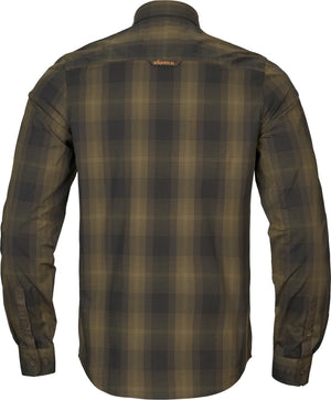 Akkan Skjorte - Willow Green/Shadow Brown – Härkila