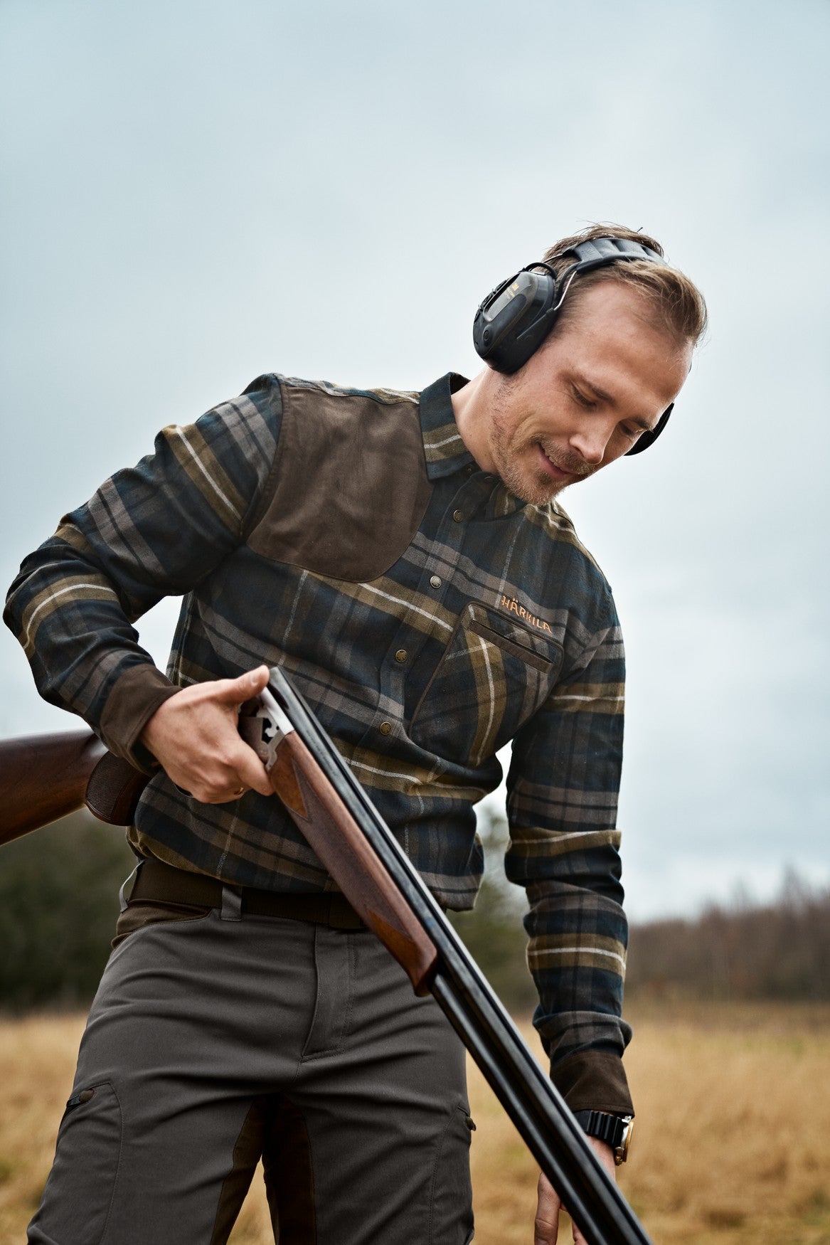 Jarne Shooting L/S Skjorte Dark Olive – Härkila
