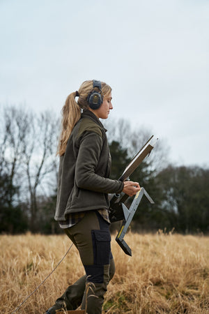 Vilja Fleece Til Kvinner Willow Green/Shadow Grey – Härkila