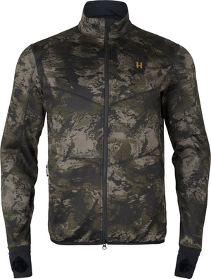 Härkila NOCTYX Camo Full Zip Fleece - AXIS MSP®Black - Härkila