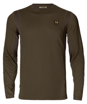 Forest Hunter Langermet T-Skjorte Hunting Green/Shadow Brown – Härkila