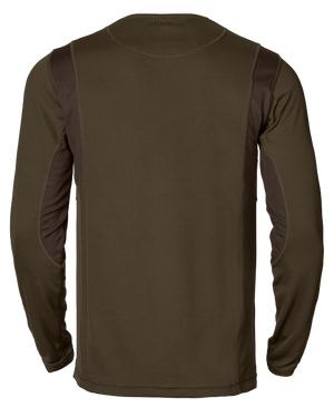 Forest Hunter Langermet T-Skjorte Hunting Green/Shadow Brown – Härkila
