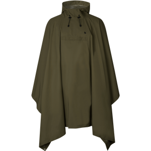 Str. One size - Taxus Rain Poncho Pine Green - Ombytningsvare – Seeland