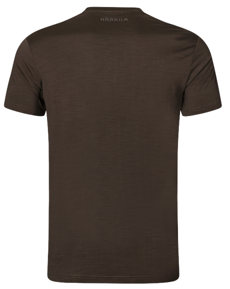 Base All Season S/S T-skjorte - Shadow Brown – Härkila