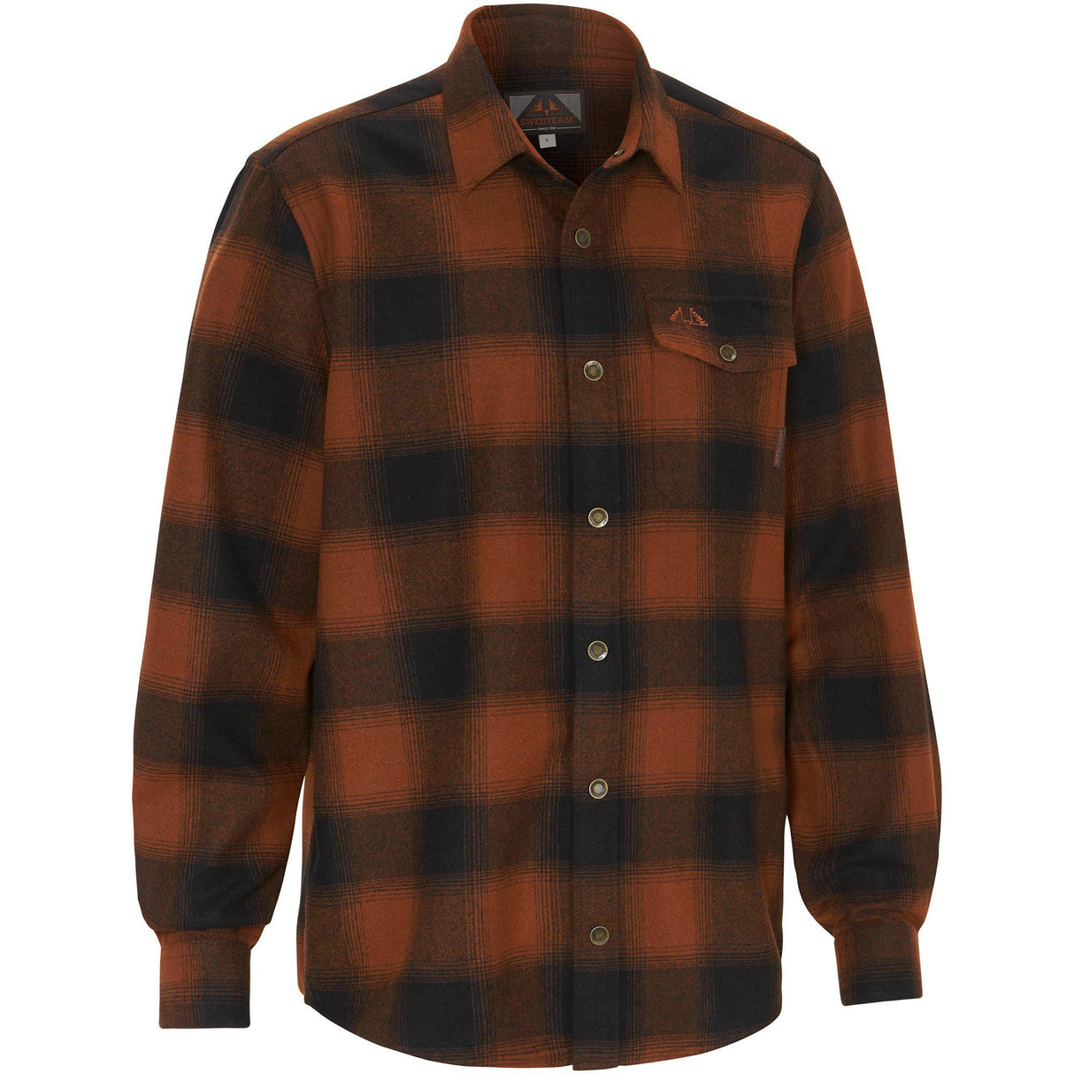Lynx Ullskjorte - Dark Orange – Swedteam