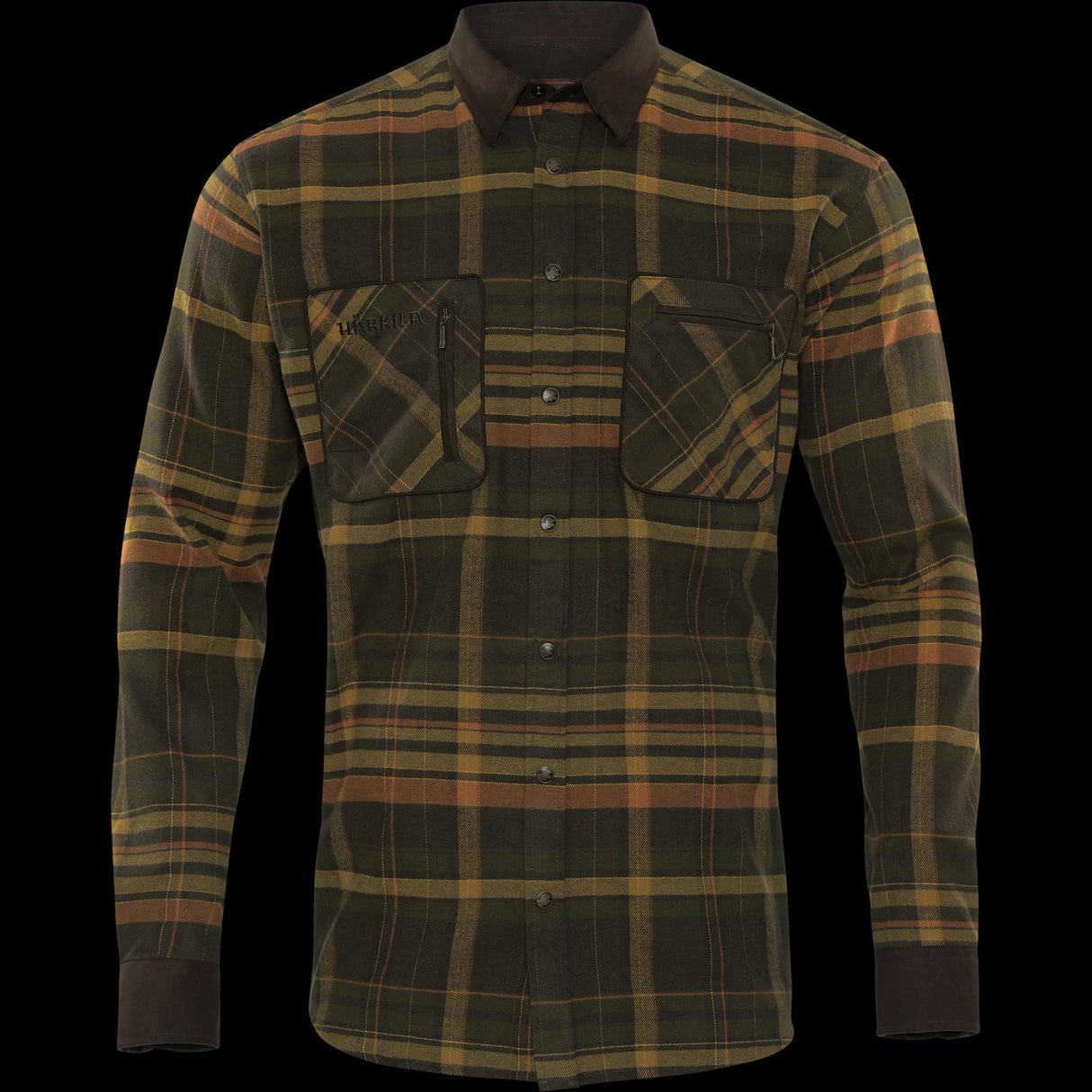 Pajala Skjorte - Green/Brown – Härkila