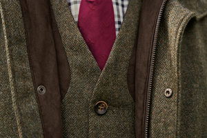 Kenmore skytevest – Forest Green/Herringbone – Härkila
