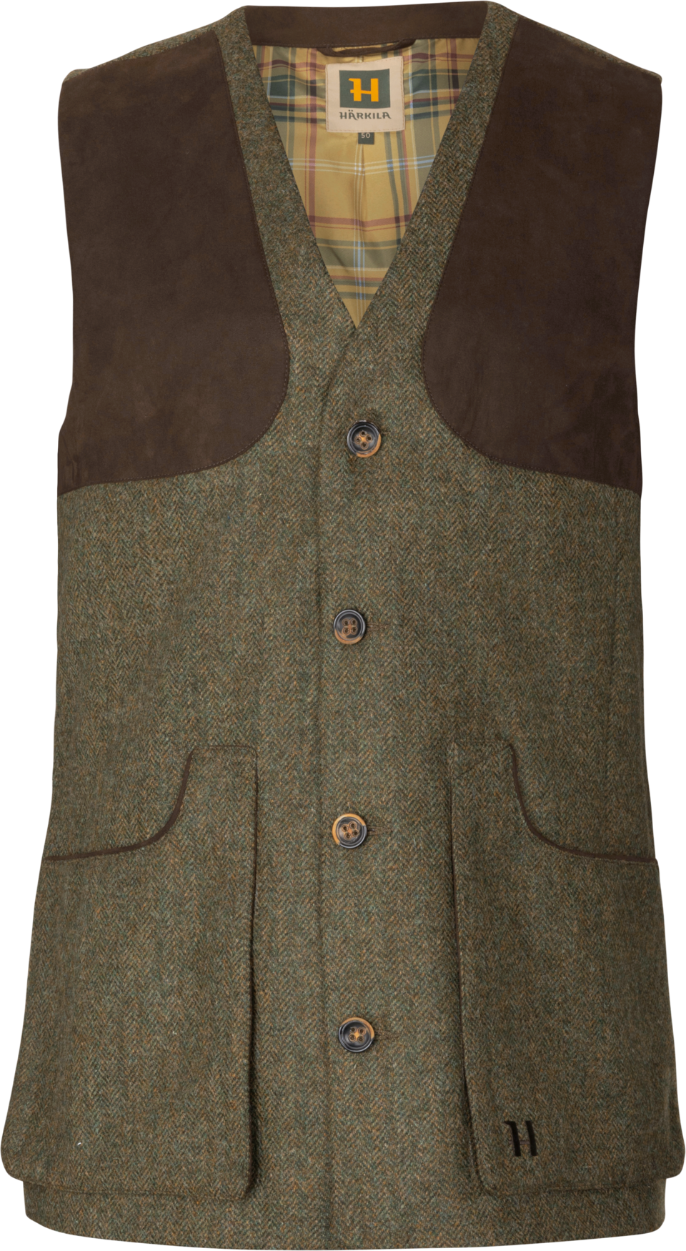 Kenmore skytevest – Forest Green/Herringbone – Härkila