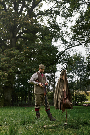 Kenmore skytevest – Forest Green/Herringbone – Härkila