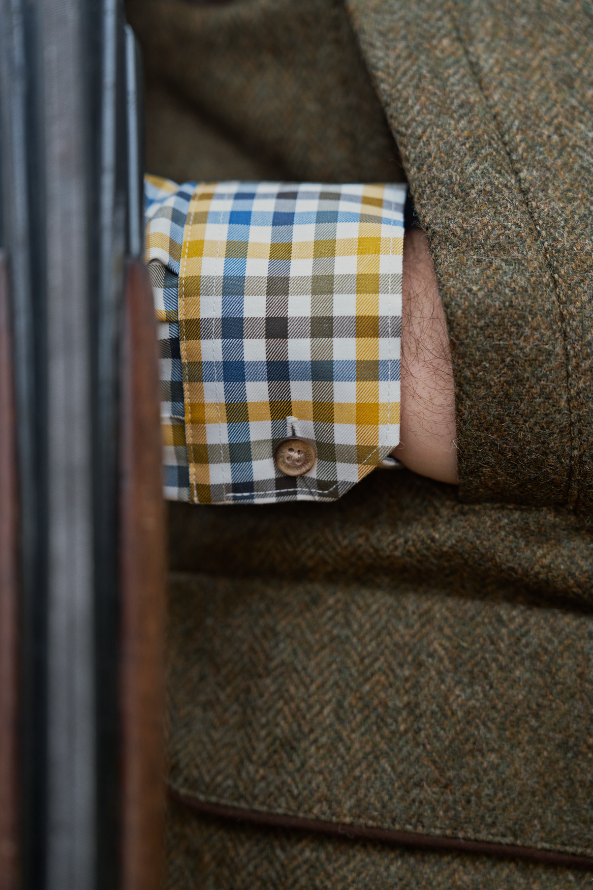 Kenmore vest – Forest Green/Herringbone – Härkila