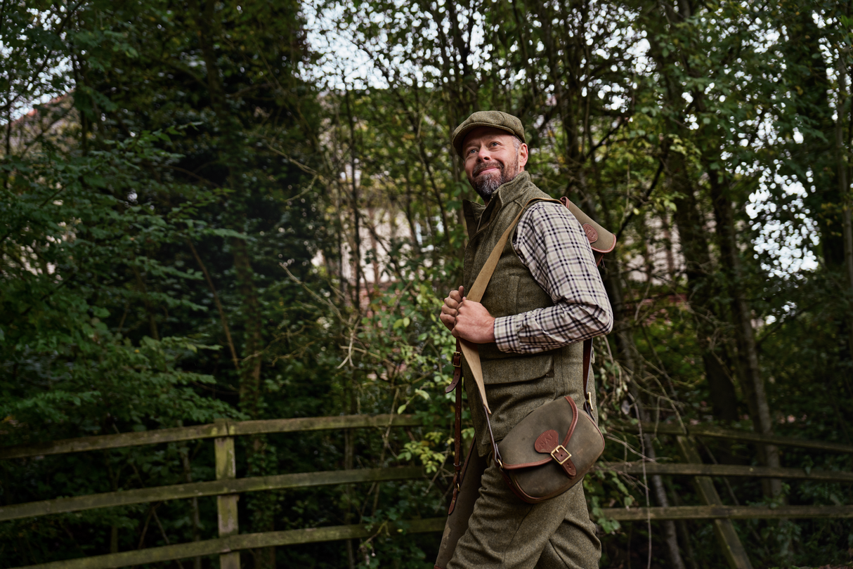Kenmore vest – Forest Green/Herringbone – Härkila