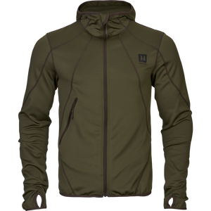 Deer Stalker - Fleece-Hettegenser Med Hel Glidelås Willow Green – Härkila
