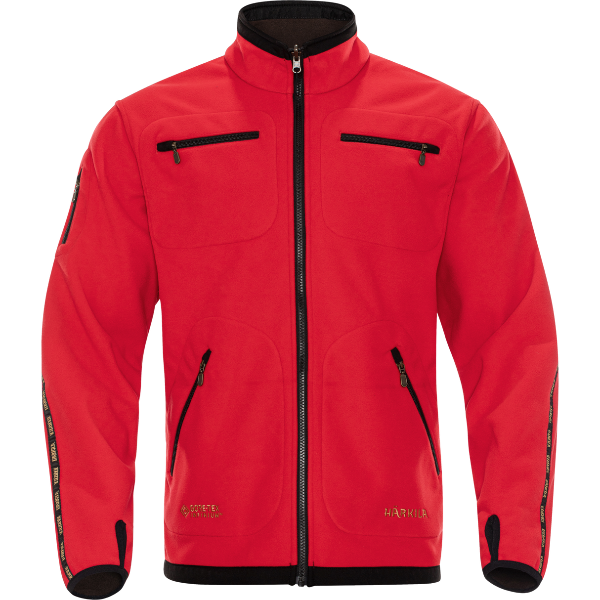Kamko Fleece - Brown/Red – Härkila