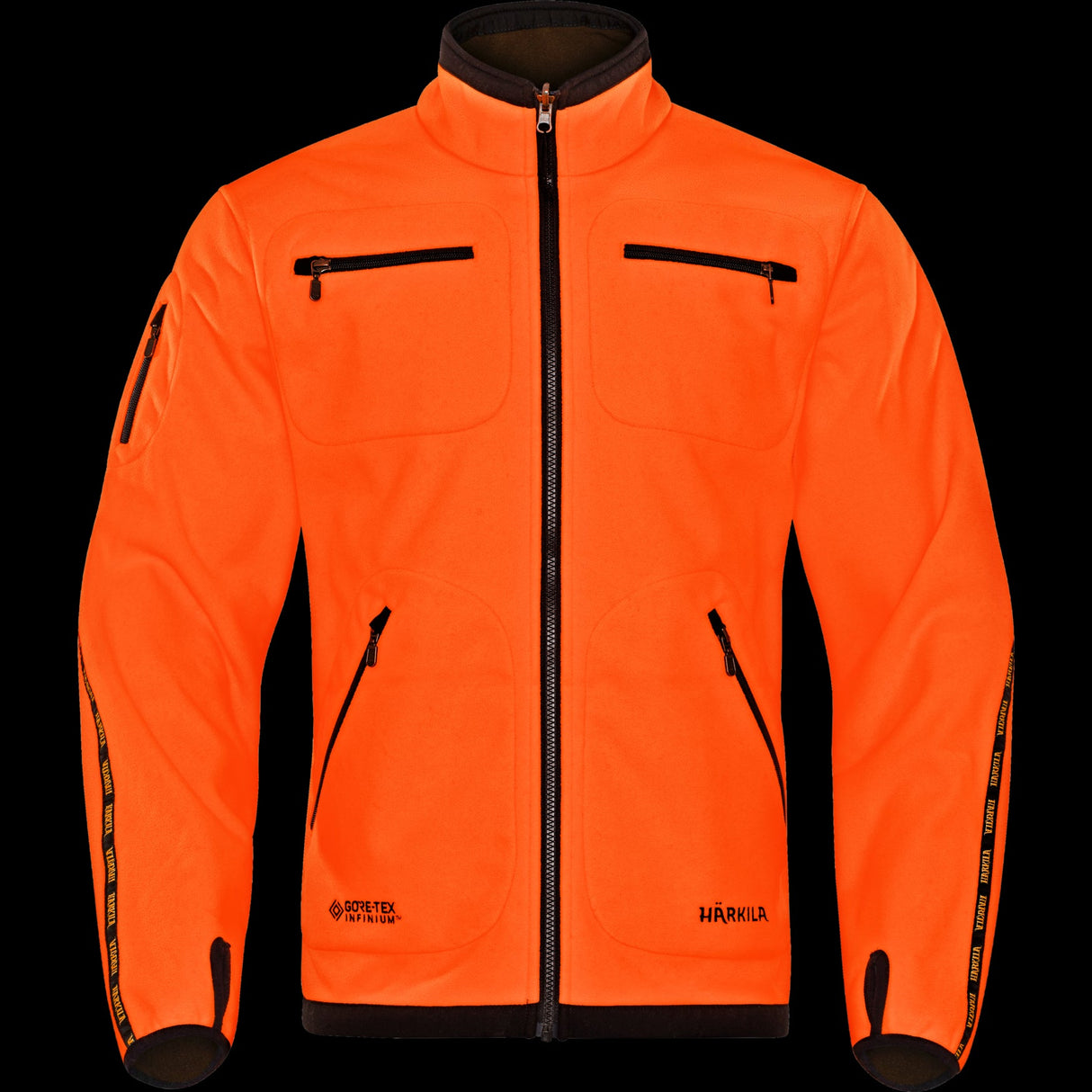 Kamko Fleece - Hunting Green/Orange Blaze – Härkila