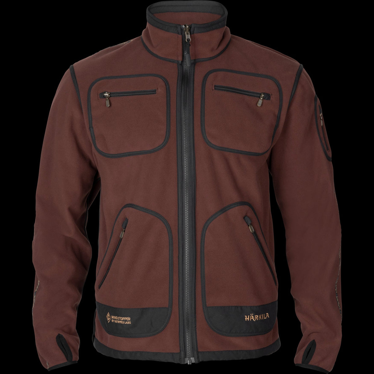 Kamko Fleece - Green/Bordeaux – Härkila