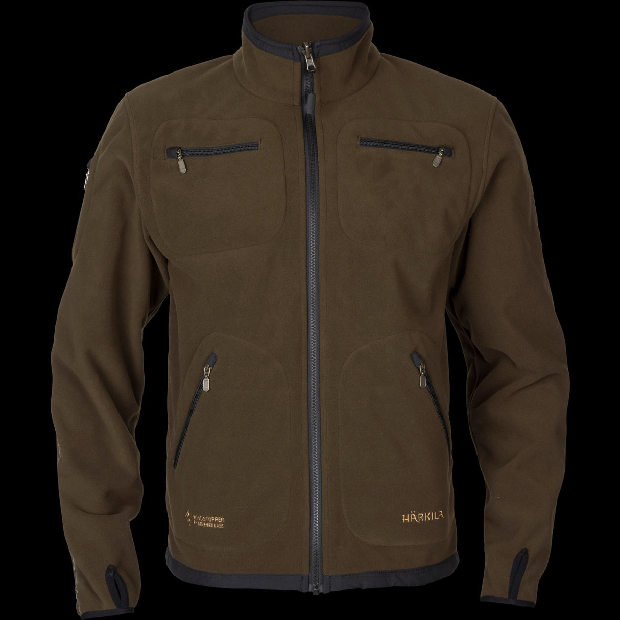 Kamko Fleece - Green/Bordeaux – Härkila
