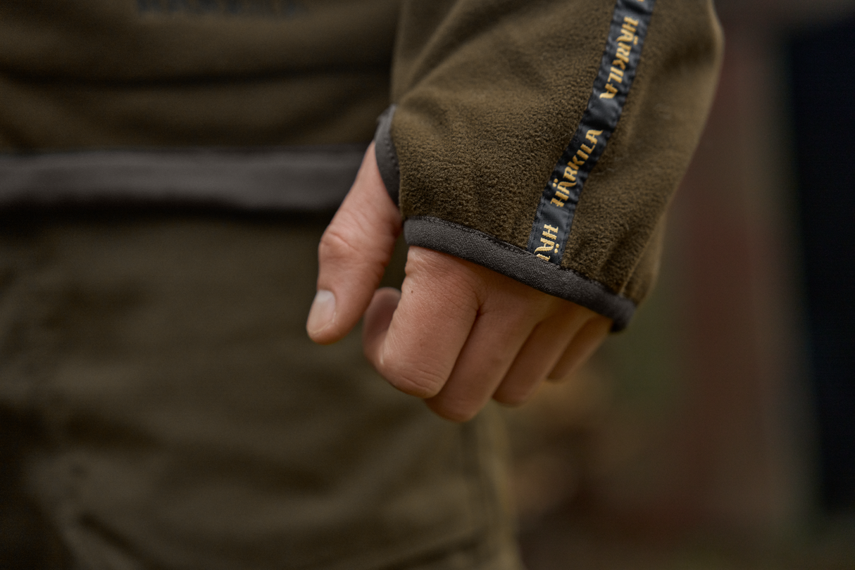 Kamko fleecejakke – Dark Antique Bronze/Willow Green – Härkila