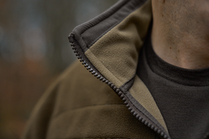 Kamko fleecejakke – Dark Antique Bronze/Willow Green – Härkila