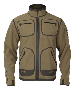 Kamko fleecejakke – Dark Antique Bronze/Willow Green – Härkila