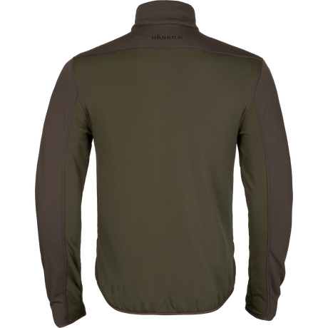 Olaf Fleecejakke - Willow green/Shadow grey – Härkila