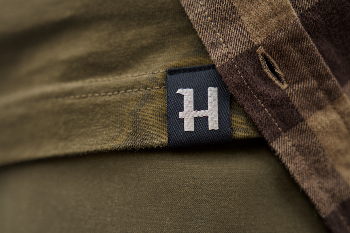 H-logo S/S T-skjorte - Dark Olive – Härkila
