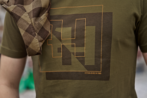 H-logo S/S T-skjorte - Dark Olive – Härkila