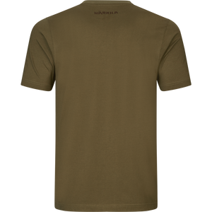 H-logo S/S T-skjorte - Dark Olive – Härkila
