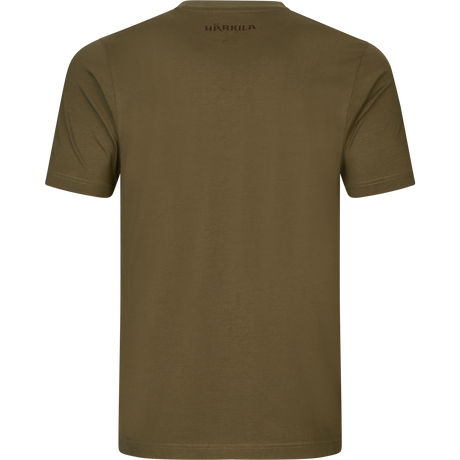 H-logo S/S T-skjorte - Dark Olive – Härkila