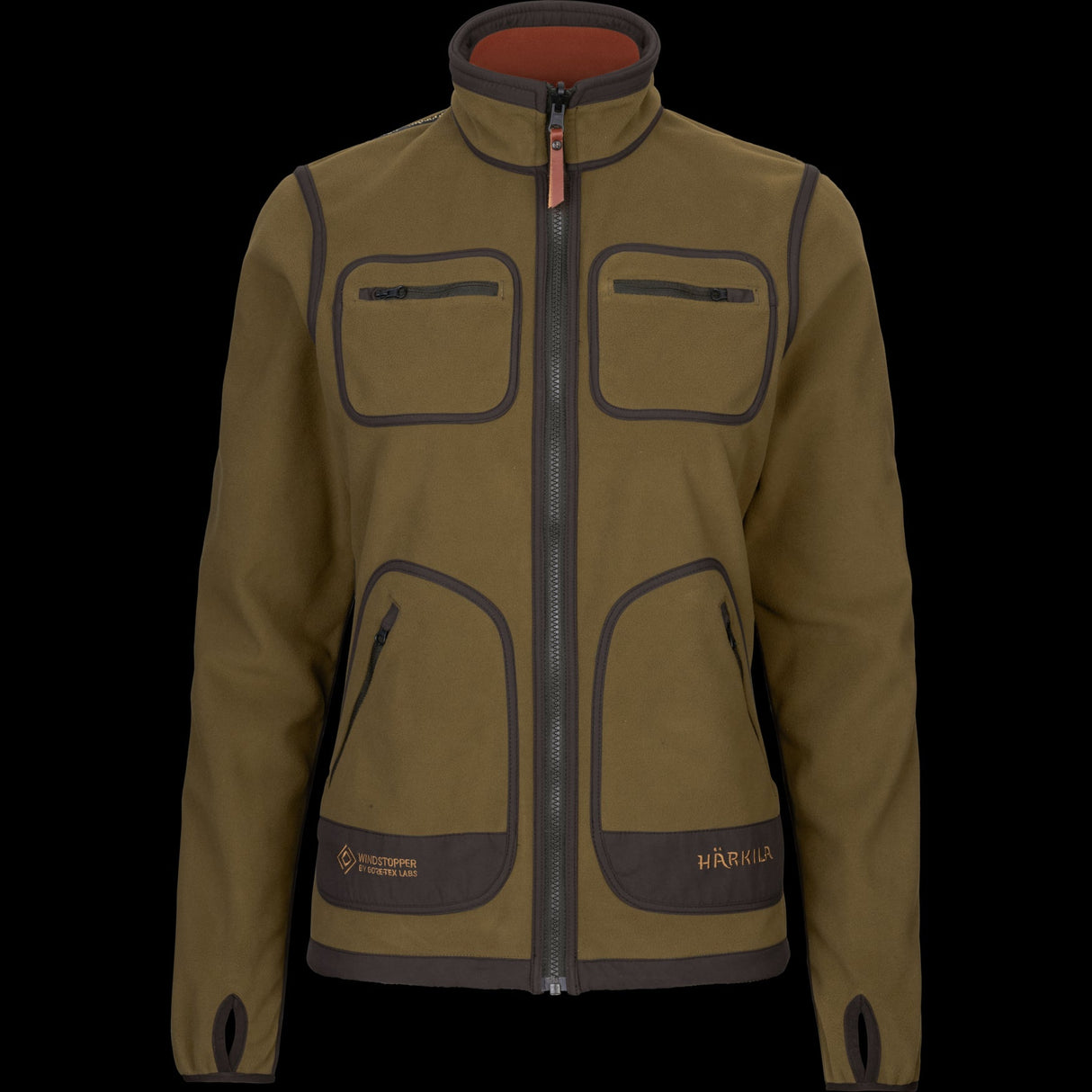 Kamko Fleece Dame - Dark Olive/Arabian Spice – Härkila