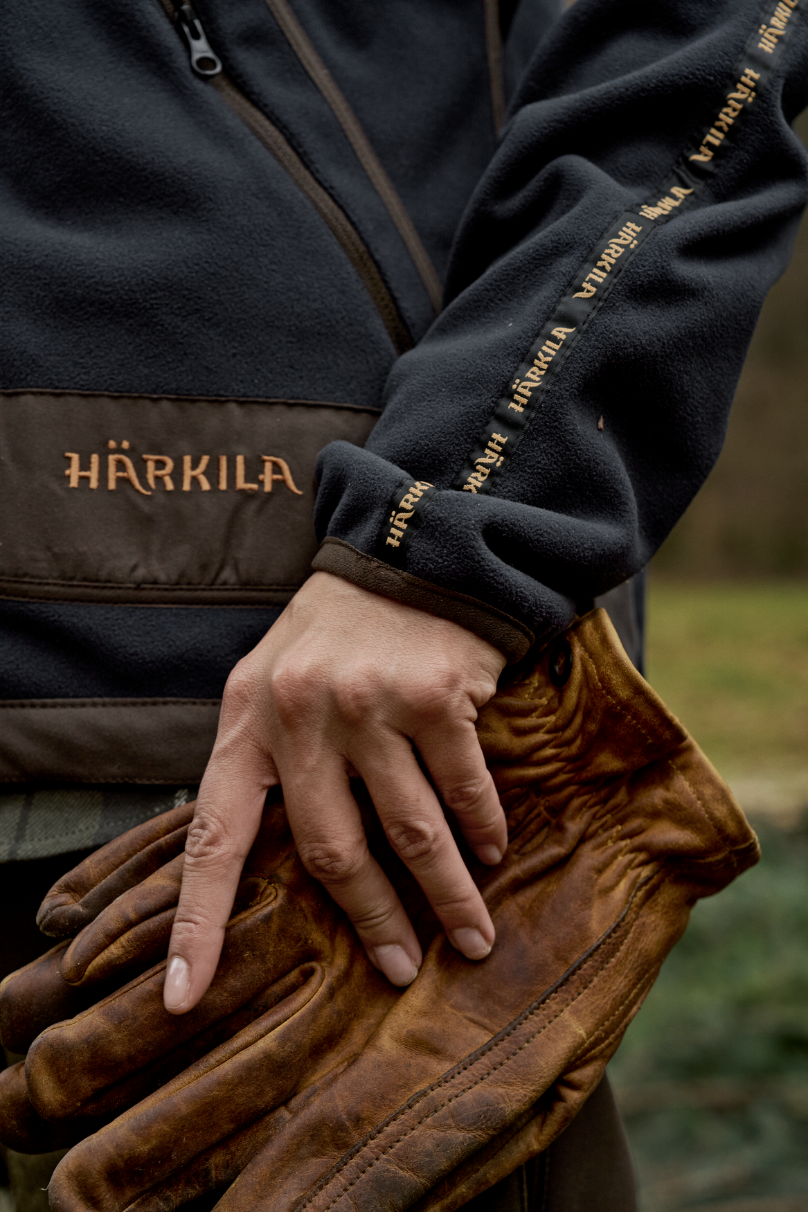 Kamko Fleece Dame – Willow Green/Deep Well Purple – Härkila