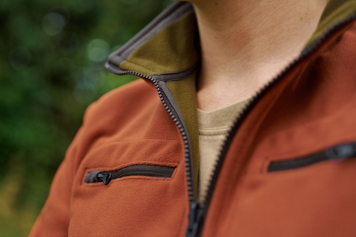 Kamko Fleece Dame - Dark Olive/Arabian Spice – Härkila