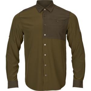 Logmar Lett L/S-Skjorte Dark Olive/Willow Green – Härkila